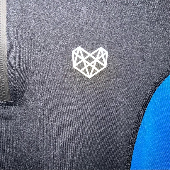 Pink Soda Sport Quarter Zip - black blue red - athletic layer XS - Picture 6 of 6